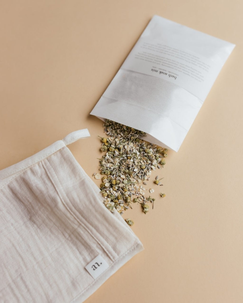 bio washandje met zeepmix