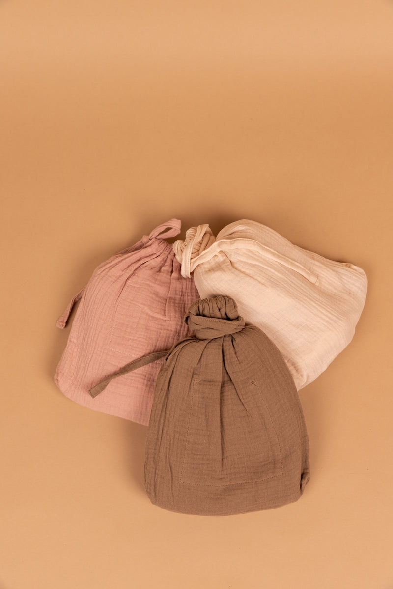 voedingsdoek - oud roze