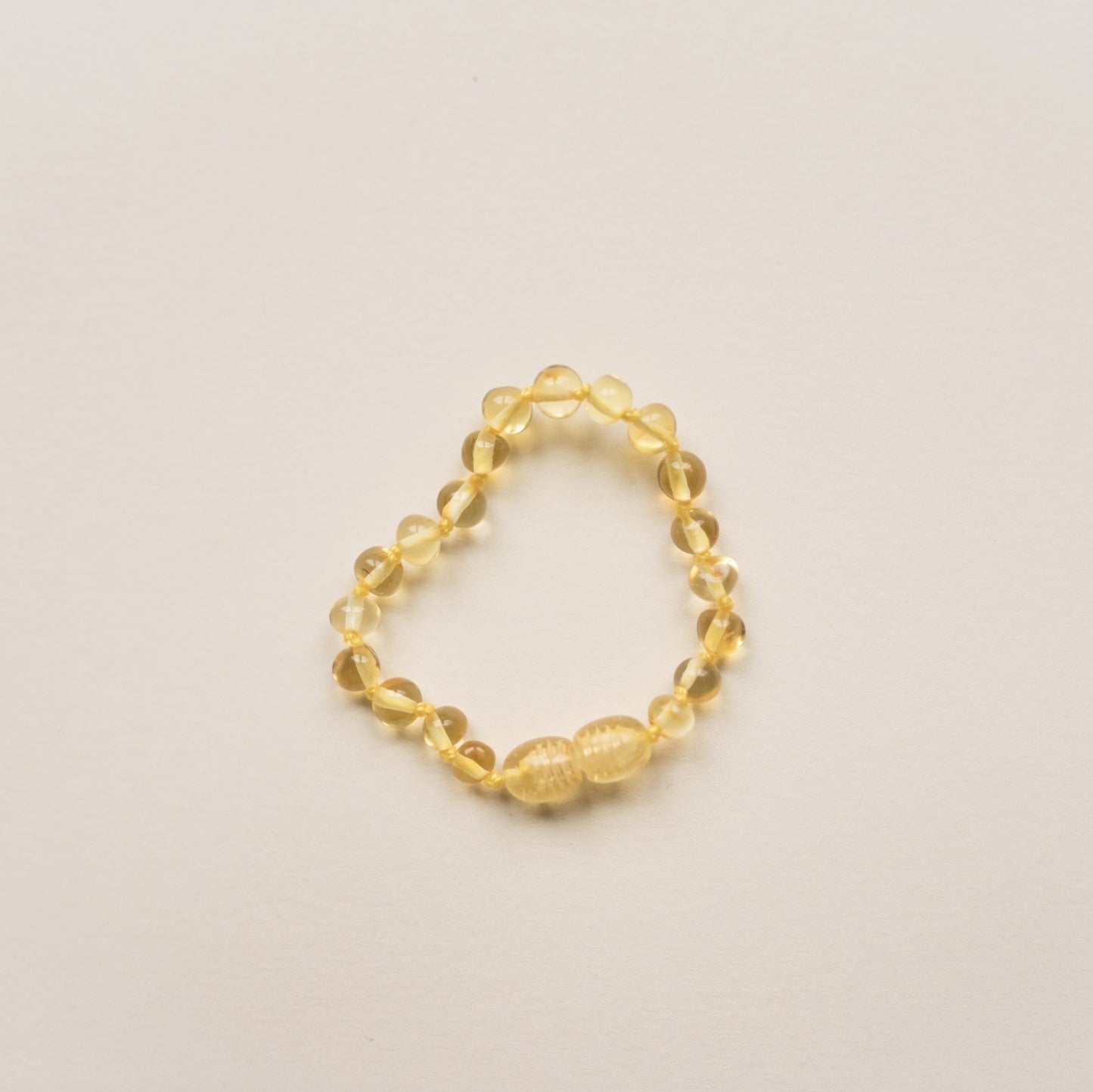 amber armbandje - lemon polished