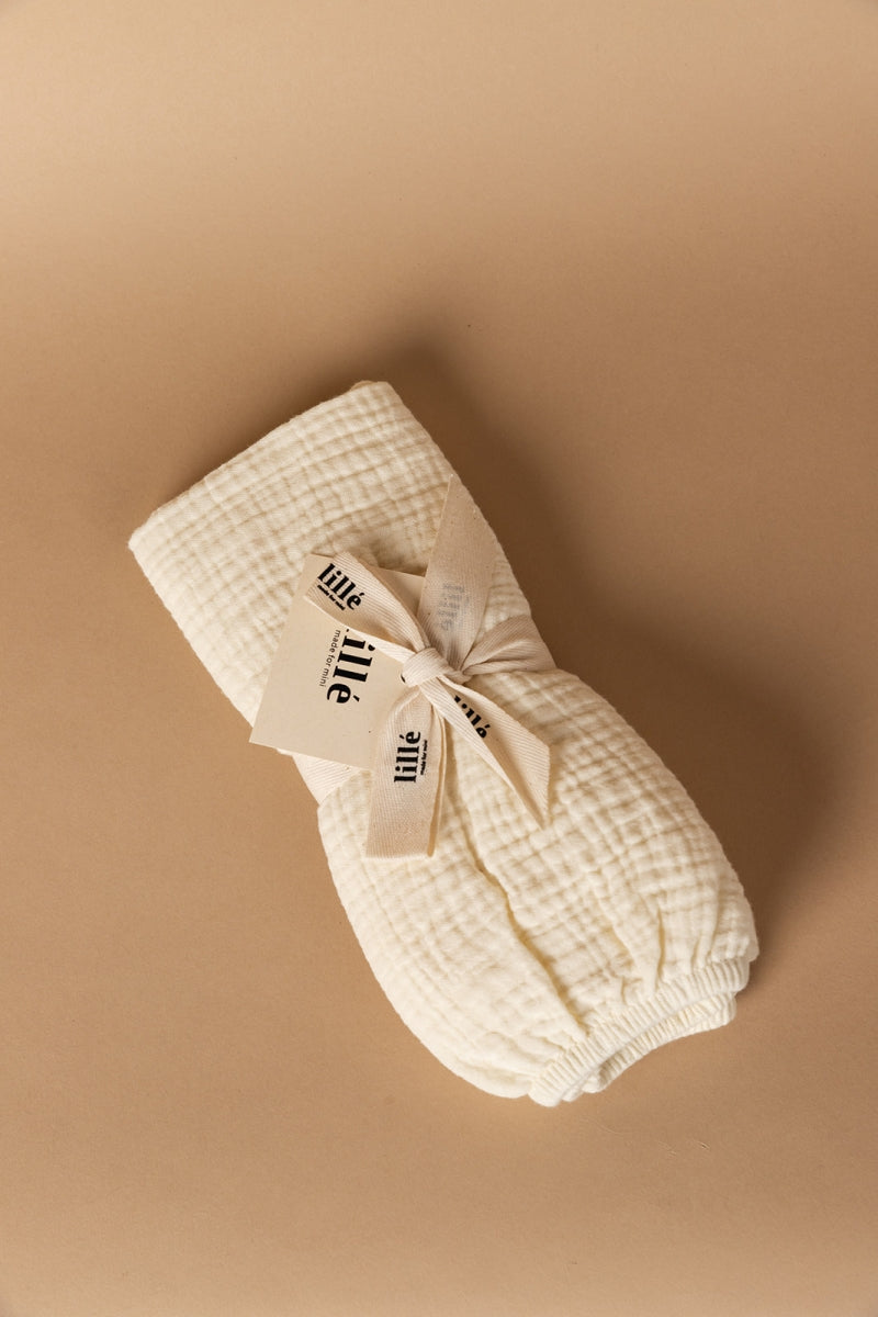 tetra hoes voor matras wiegje/buggy - vanilla