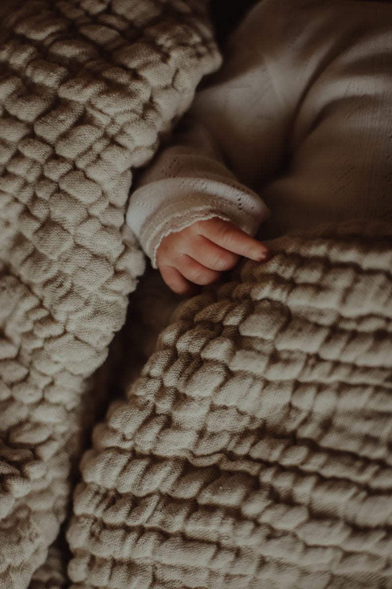 body pointelle - natural - wol/zijde