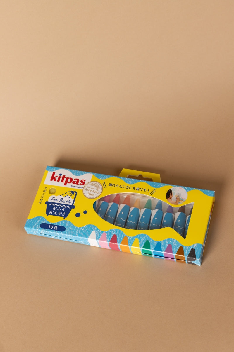 bad krijtjes - 10 kleuren met spons