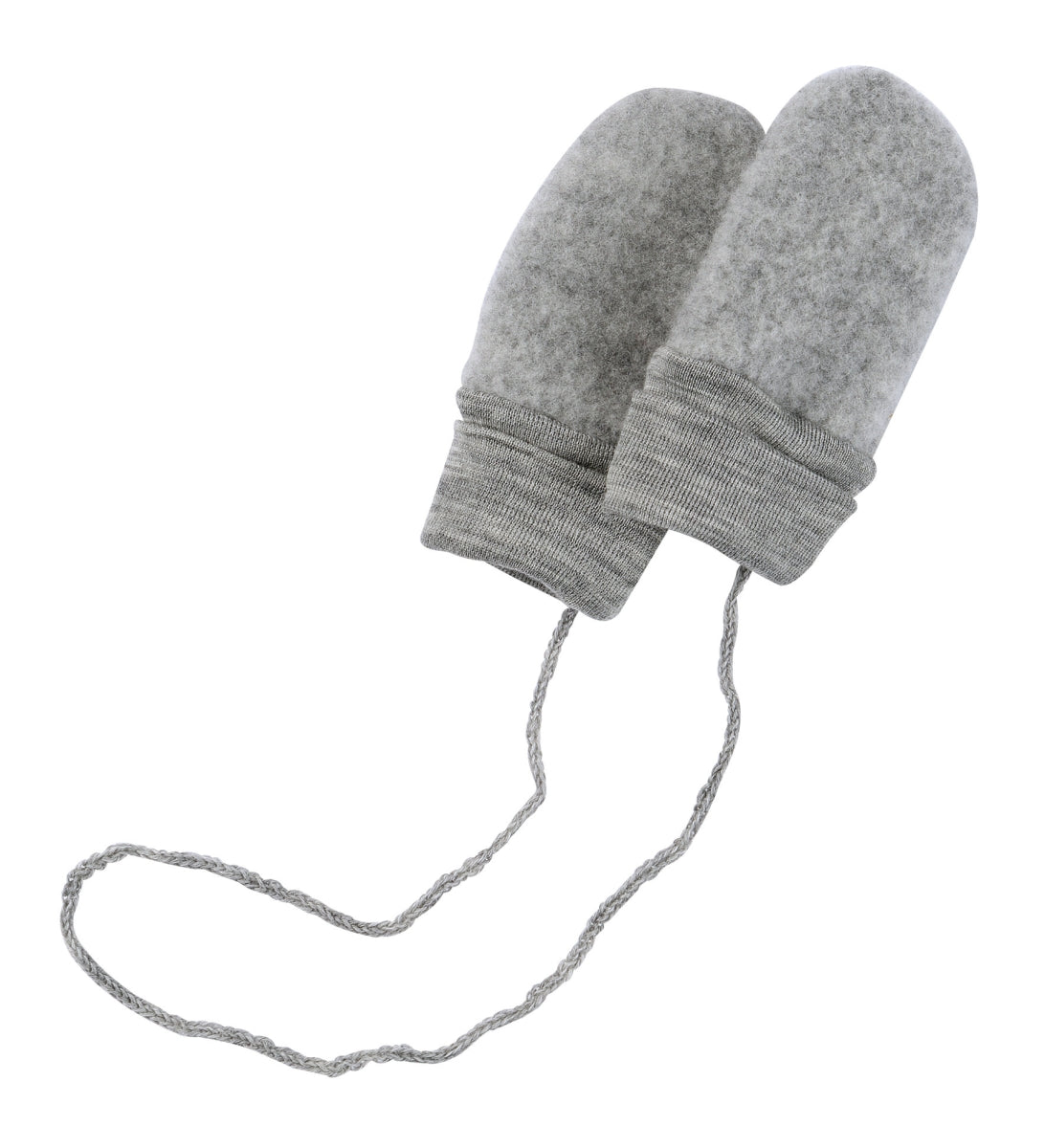 baby wanten - light grey mélange (one size)