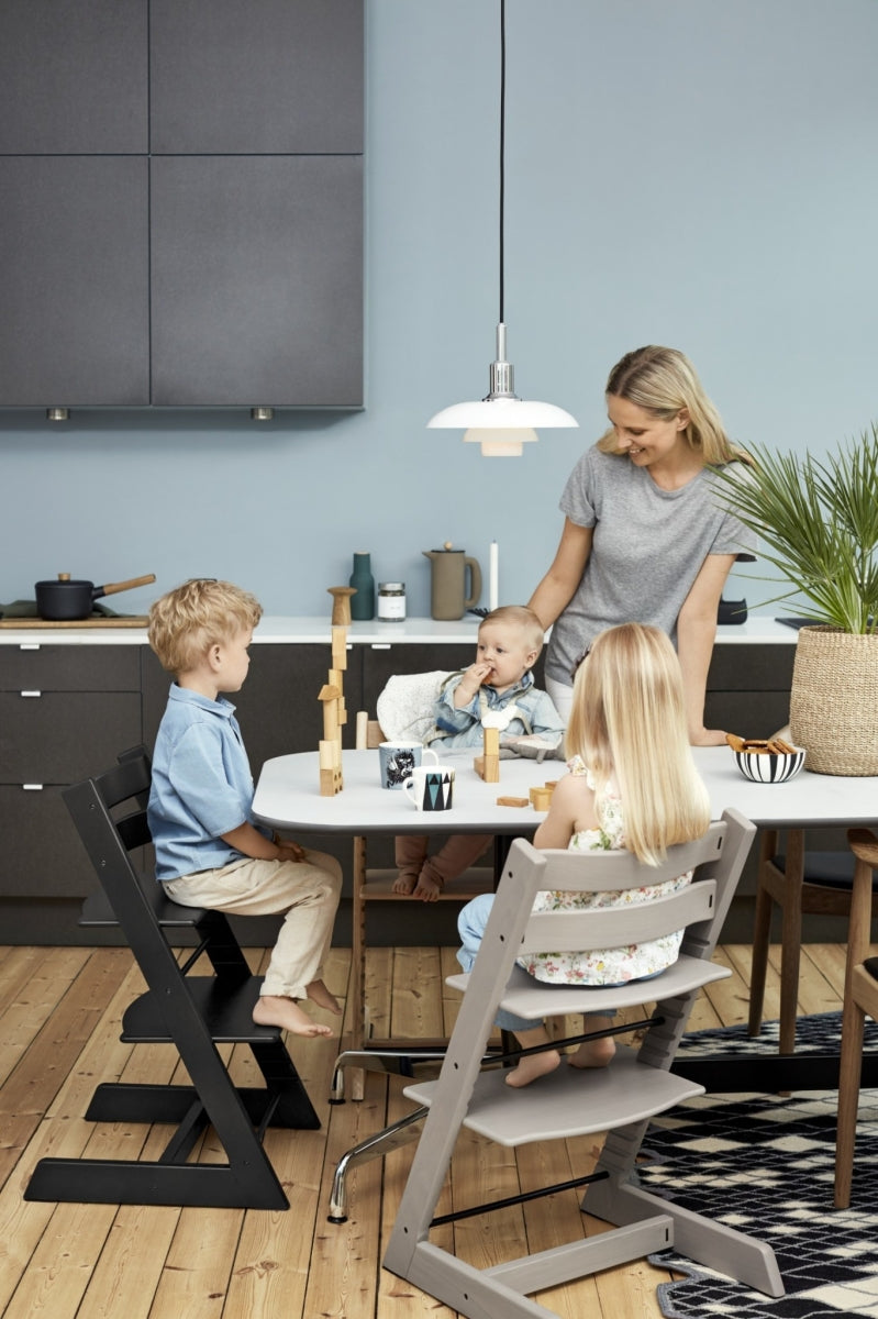 tripp trapp eetstoel - eik zwart