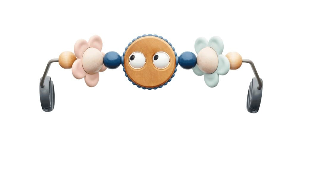 speeltje voor babybjorn wipper - googly eyes pastel colours