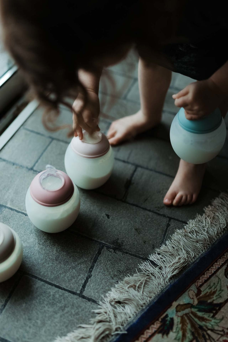 silicone baby fles - nude - 150 ml