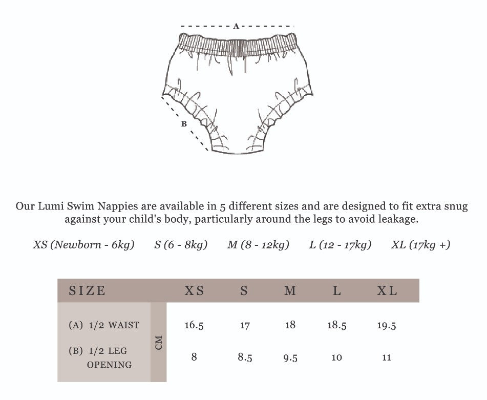 lumi swim nappy - sand
