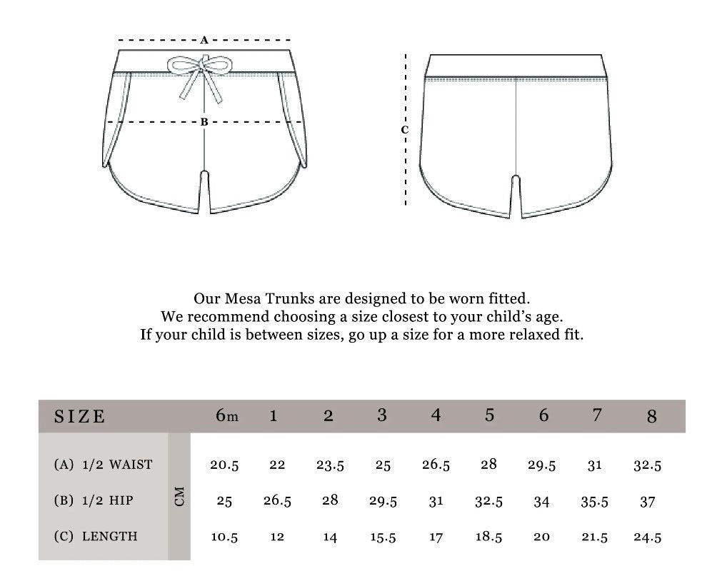 mesa swim trunks - apricot