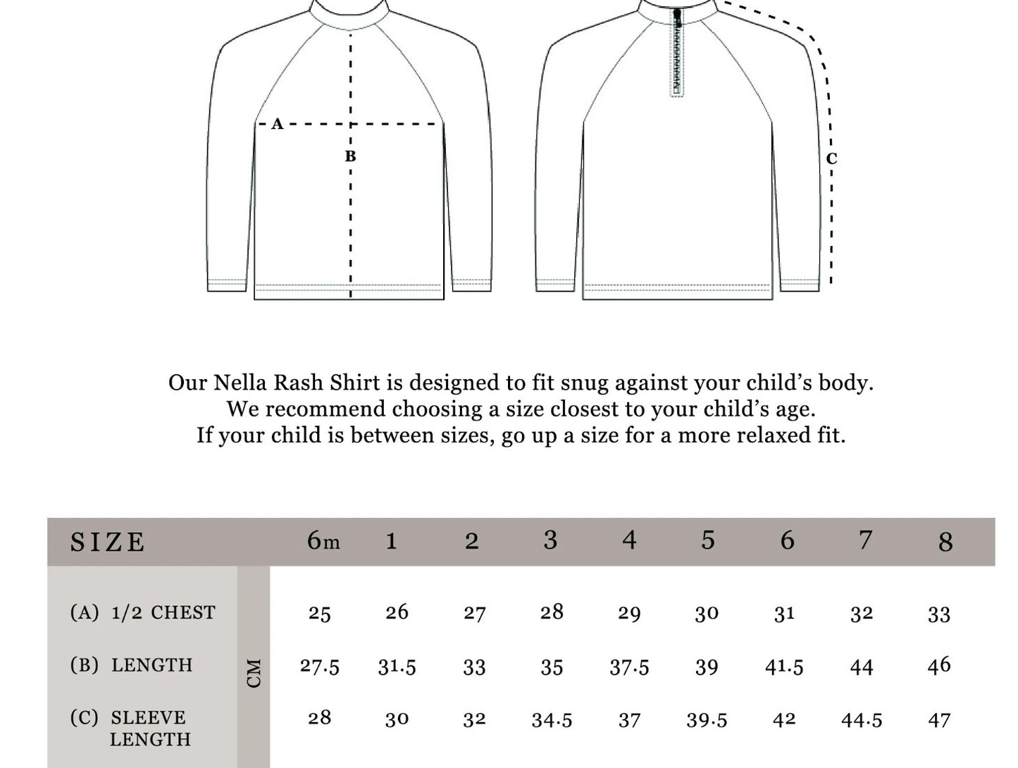 nella rash shirt - blueberry