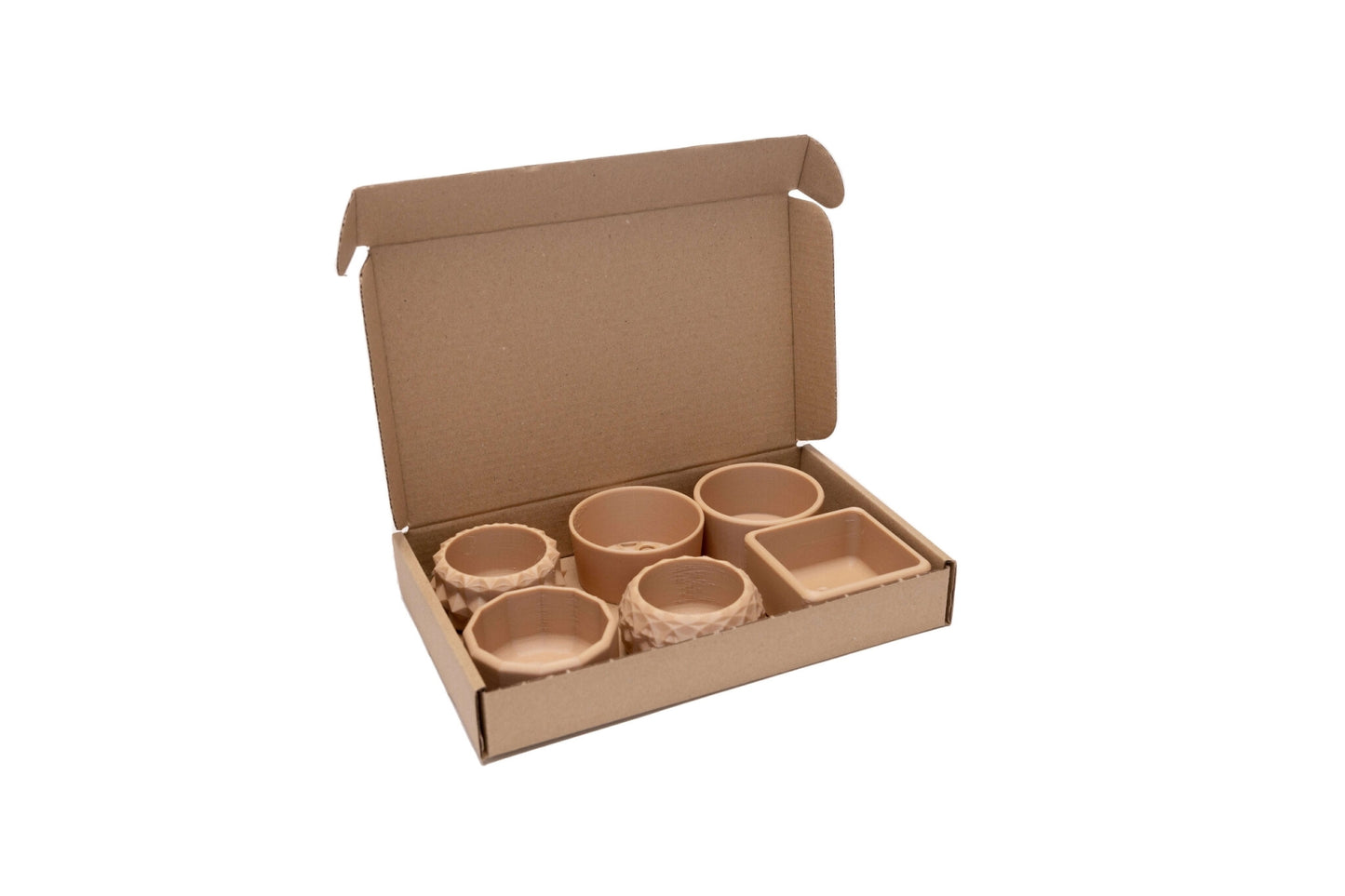 set van 6 mini speelbakjes