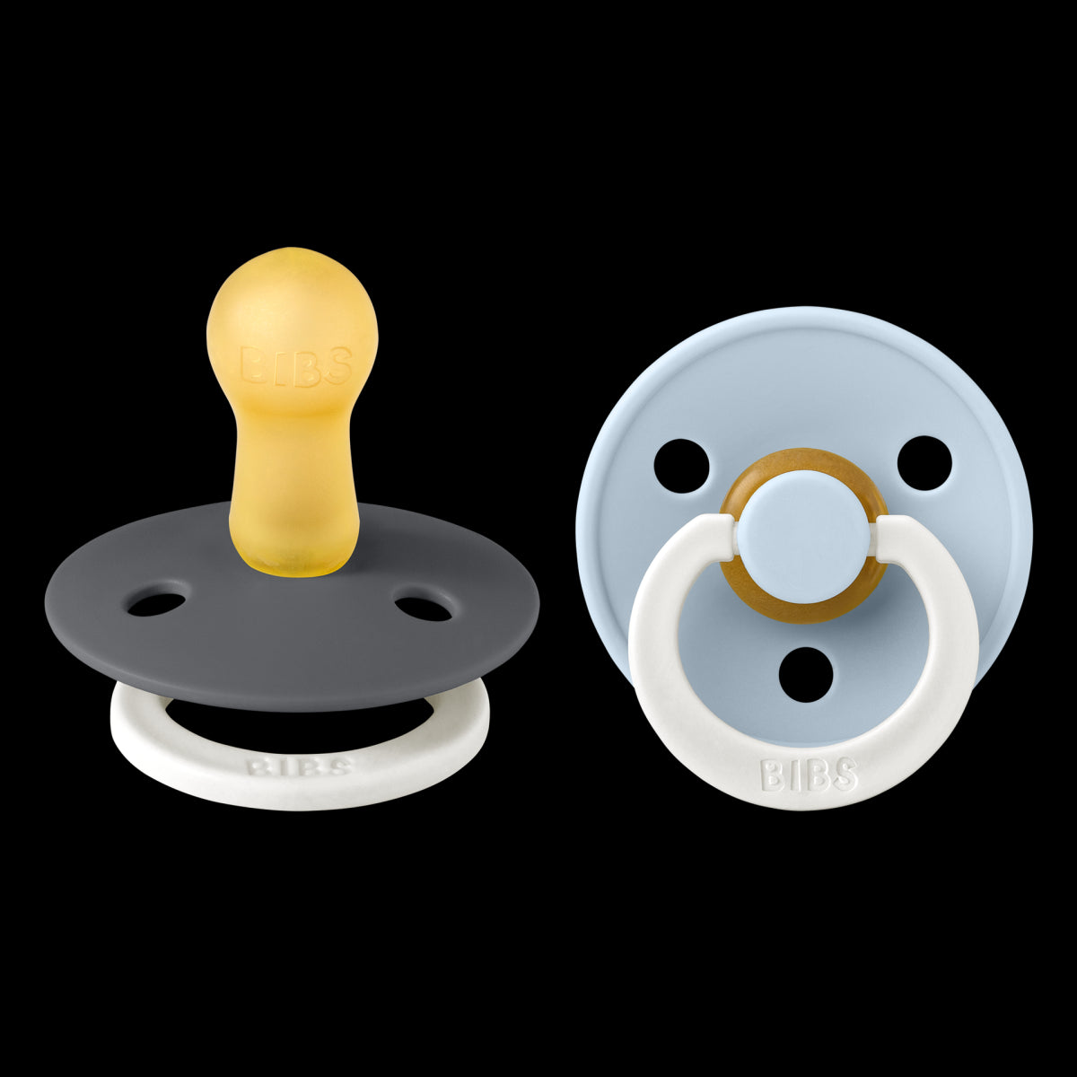 2 pack latex - 6-18m - iron glow/baby blue