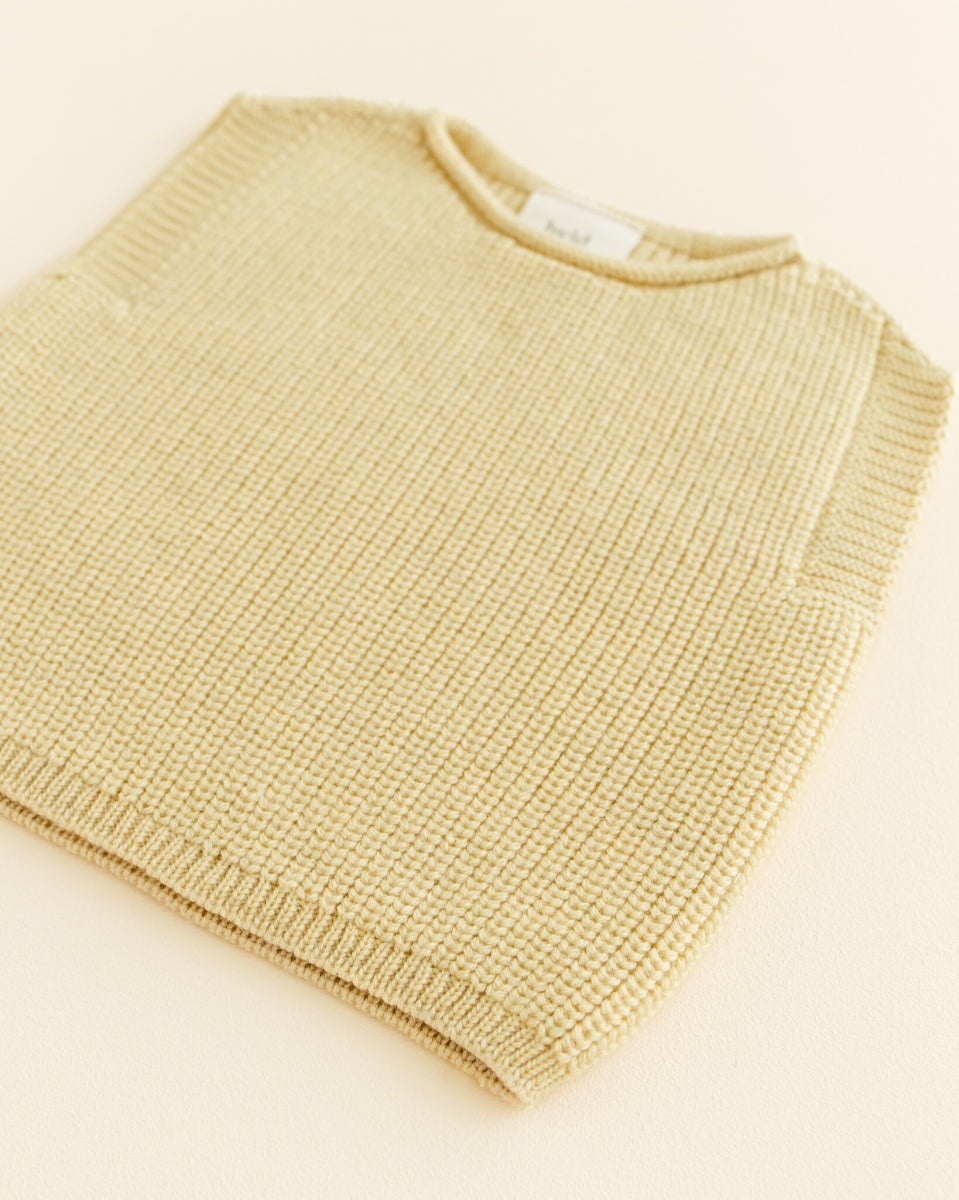 vest harvey baby - light yellow