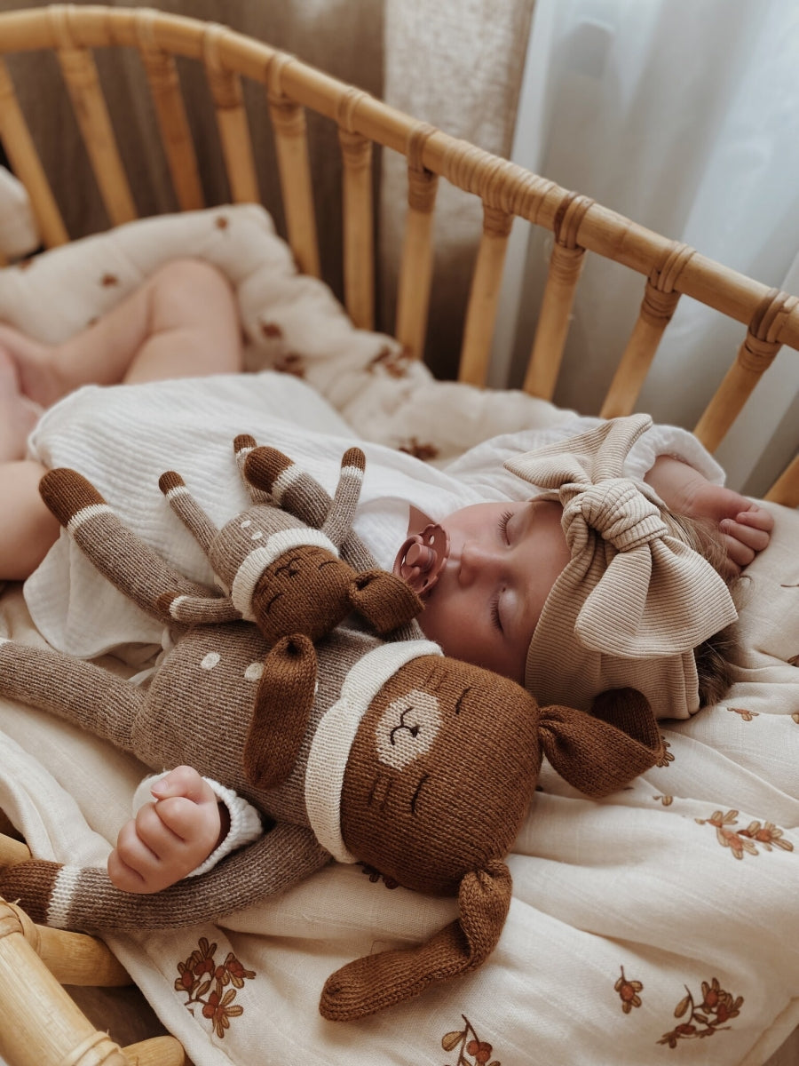 knuffel wol - konijn - large - oat jumpsuit - groot