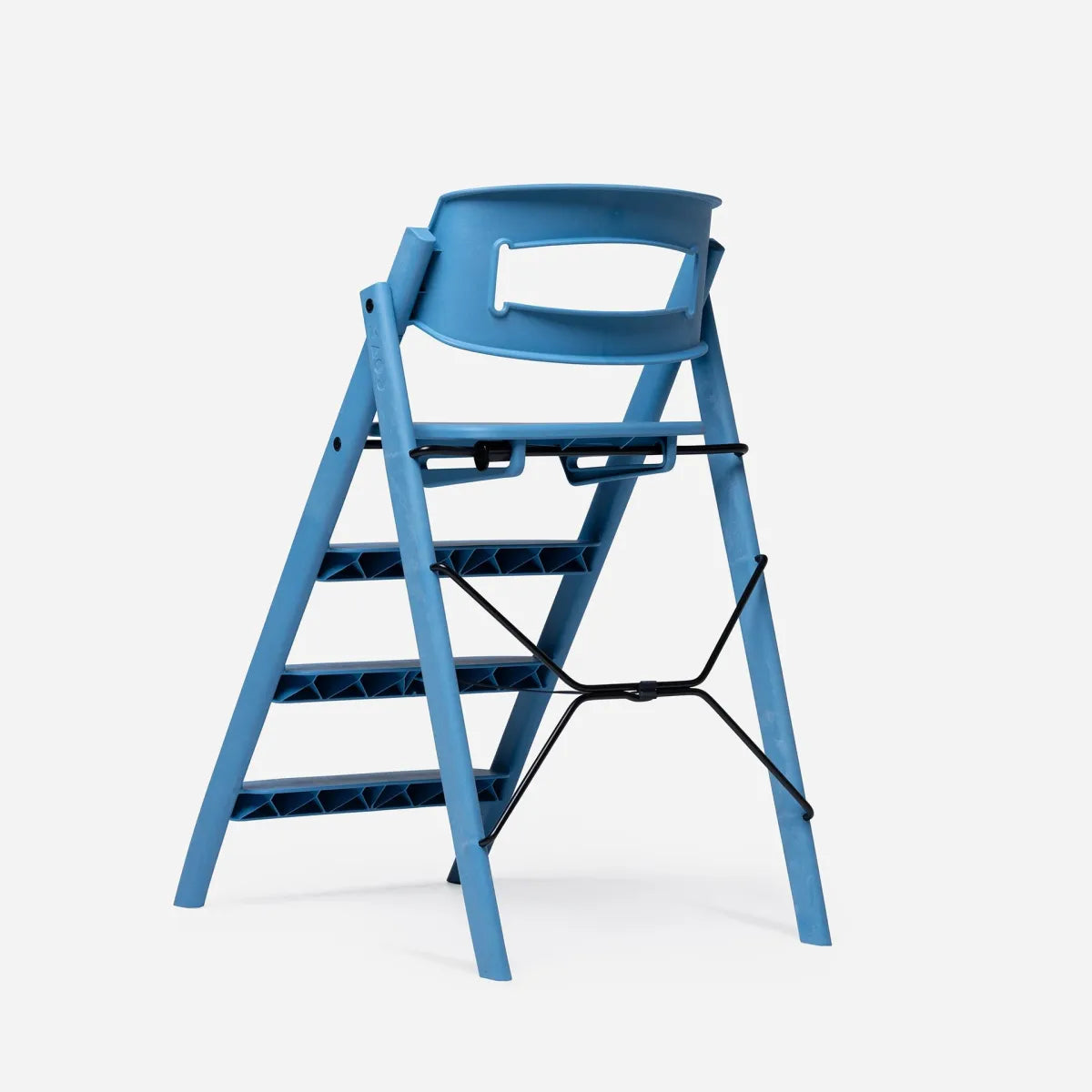 klapp eetstoel - recycled plastic - swedish blue