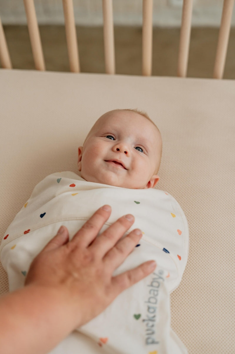 inbakerslaapzak piep - hartjes - TOG 0.5