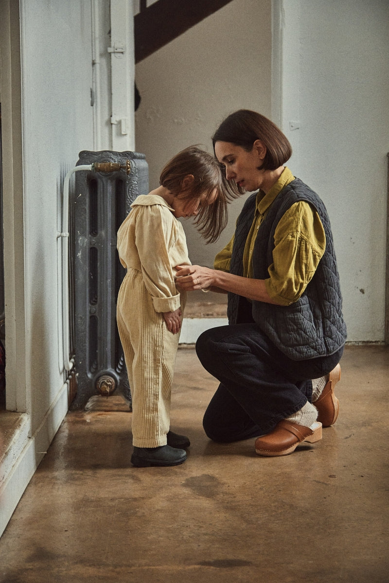 blouse fleur - biscotti