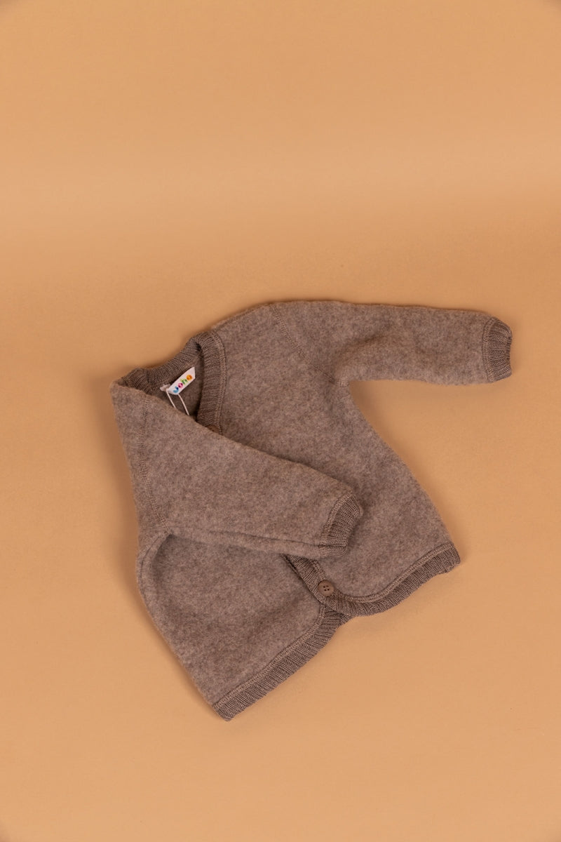 cardigan/jas - sesame - 100% wol