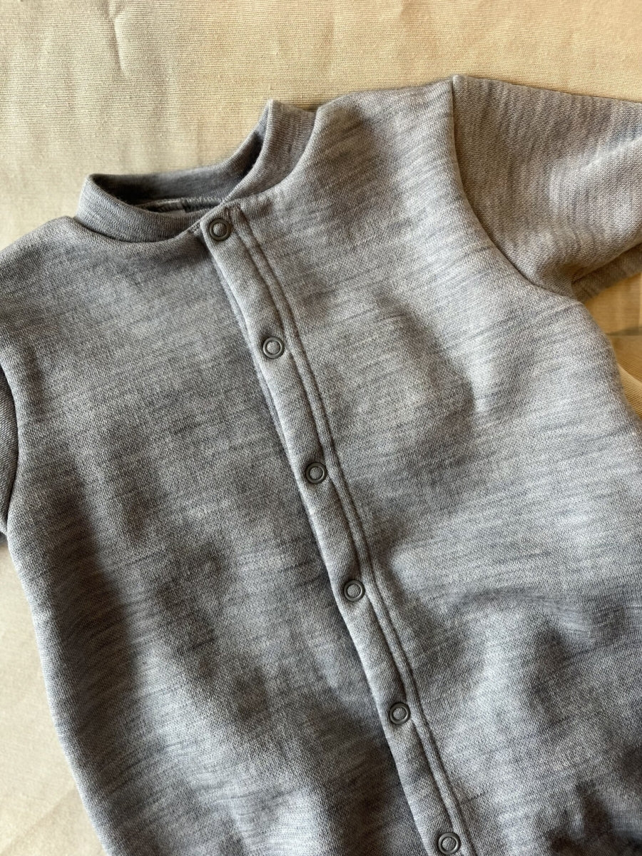 jumpsuit 2 in 1 - grey melange - wol