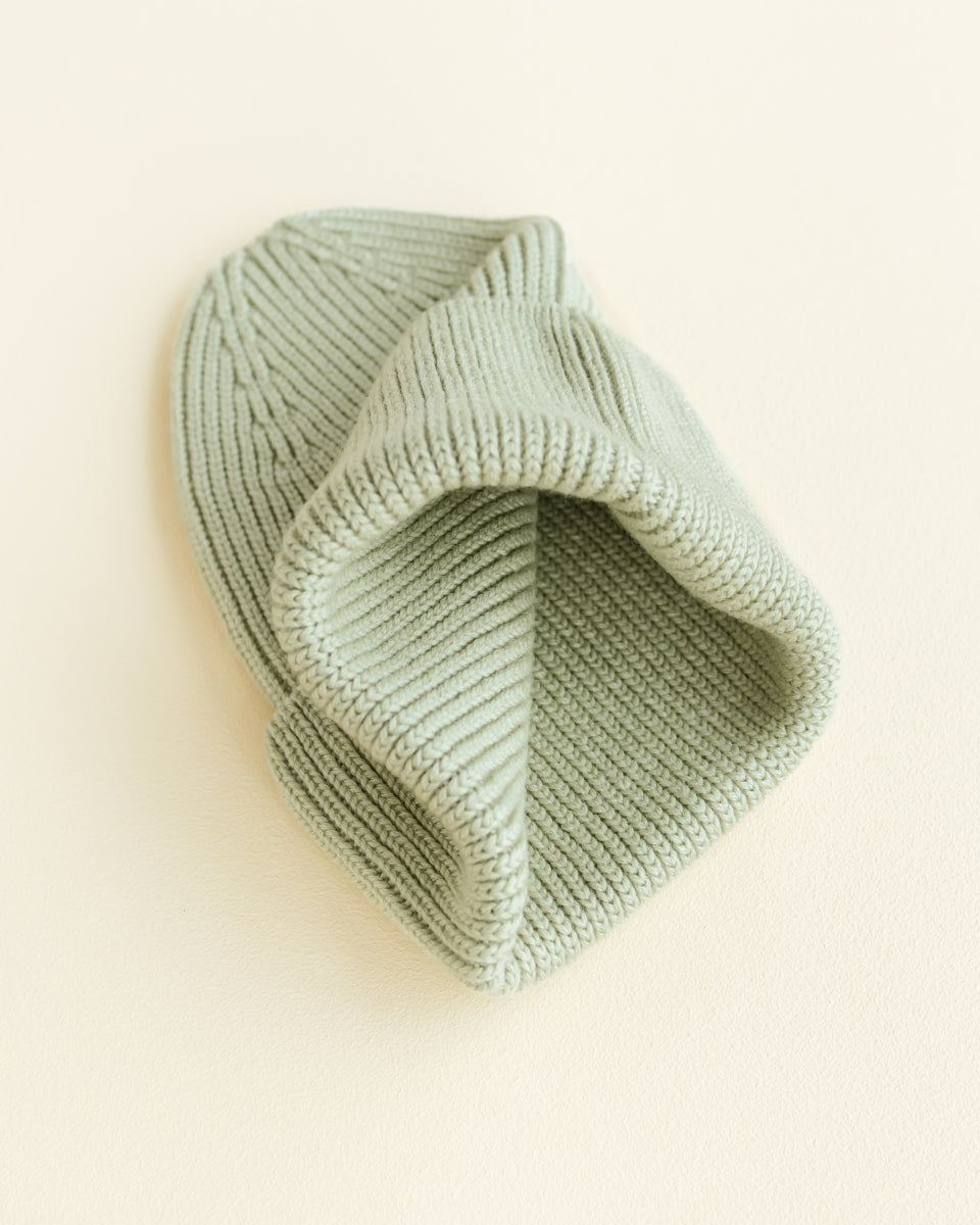 beanie fonzie - adult - mint