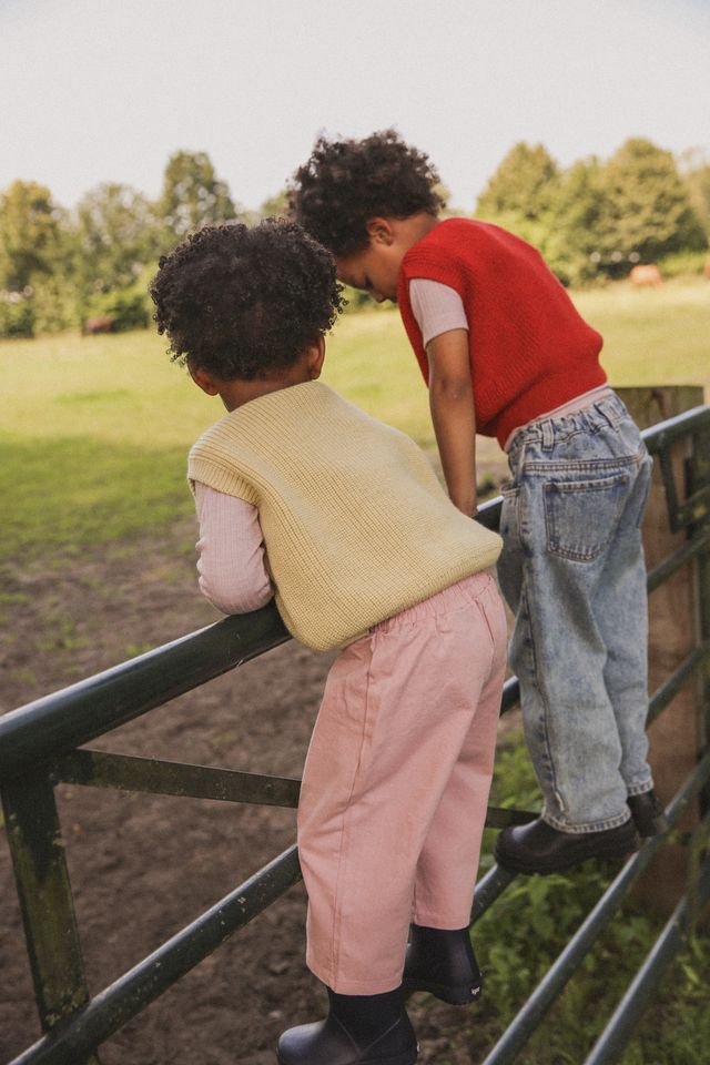 vest harvey kid - light yellow