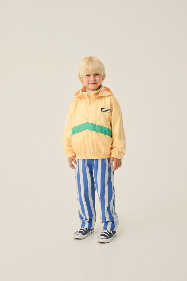 blue stripes washed trousers - kids