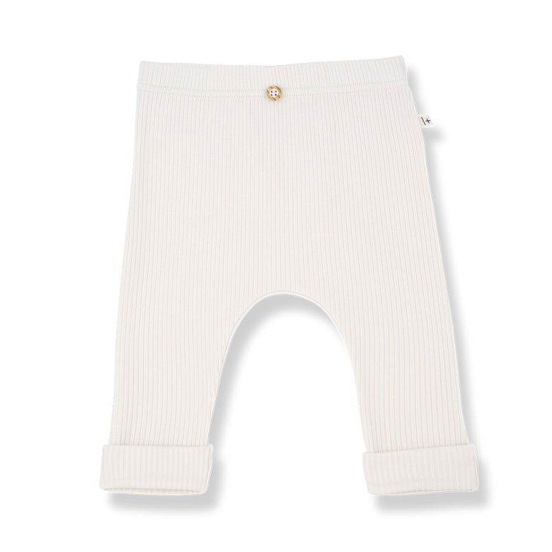 marcel rib legging - ecru