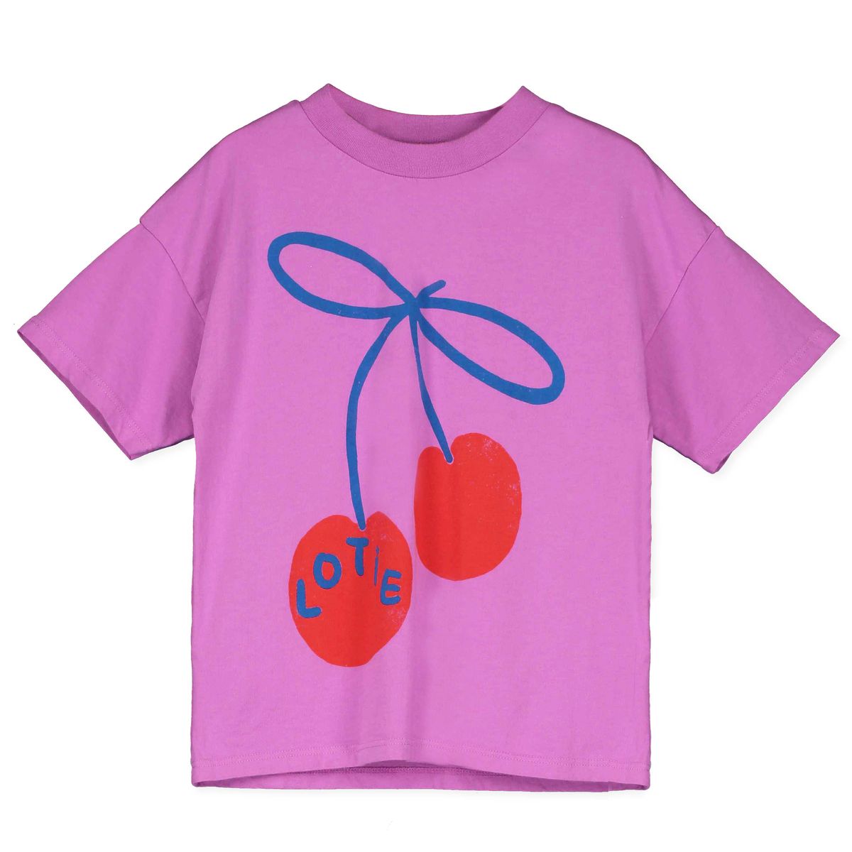 tshirt - lotie cherry - magenta