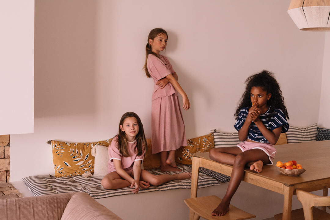 terry t-shirt jordan - blush