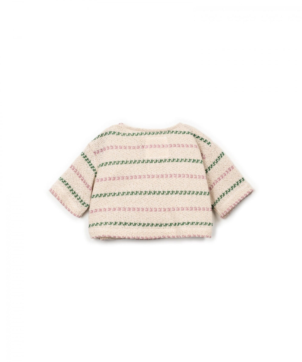 striped jersey sweater - baby - sculpture