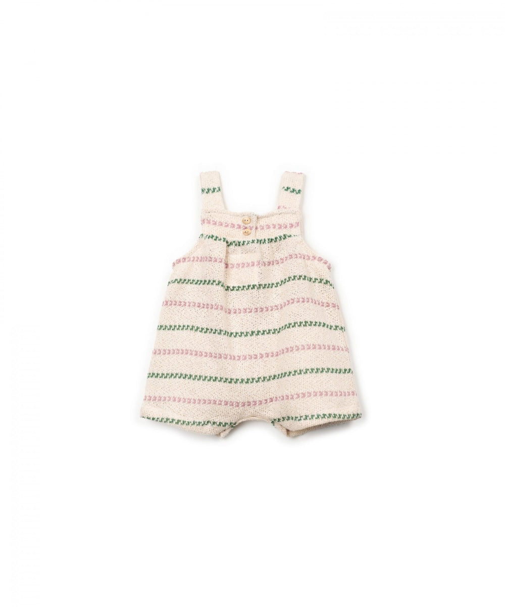 striped jersey jumpsuit - baby - sculpture