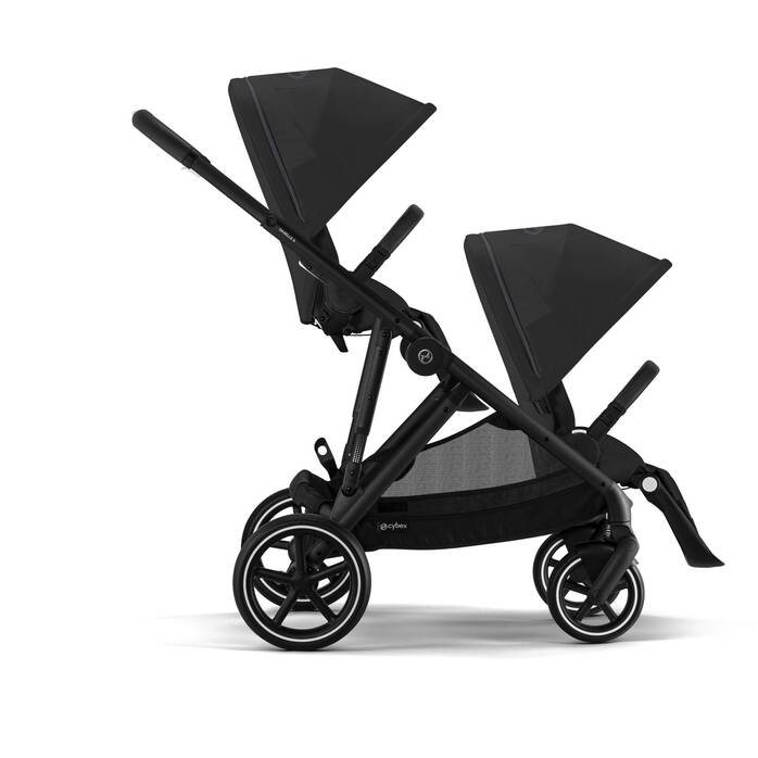 extra zitje/stoel voor cybex gazelle kinderwagen - moon black