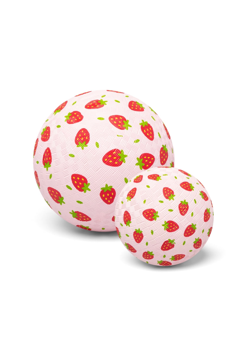 sensorische rubberen bal - aardbeien - 13cm