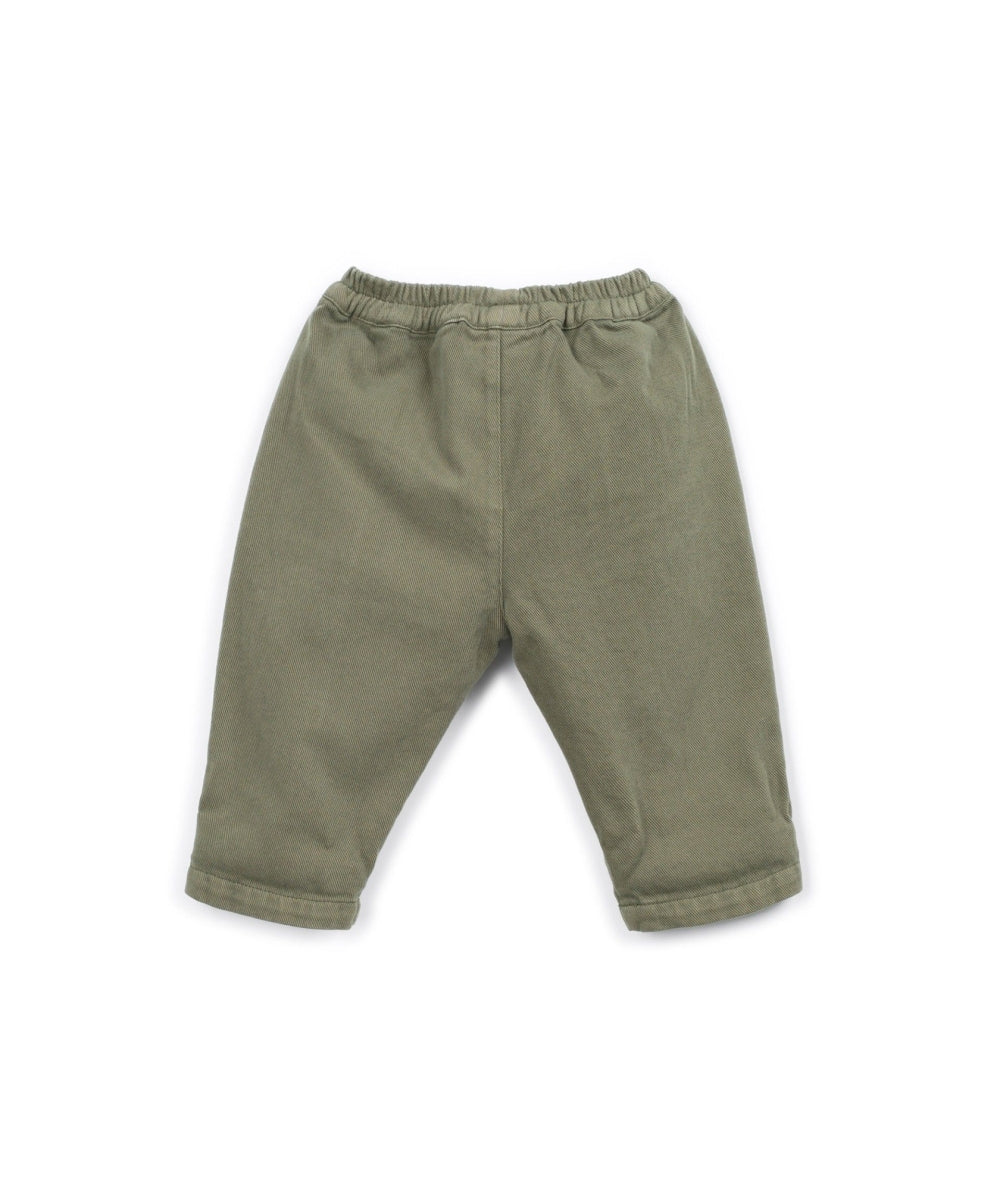 twill trousers - stones