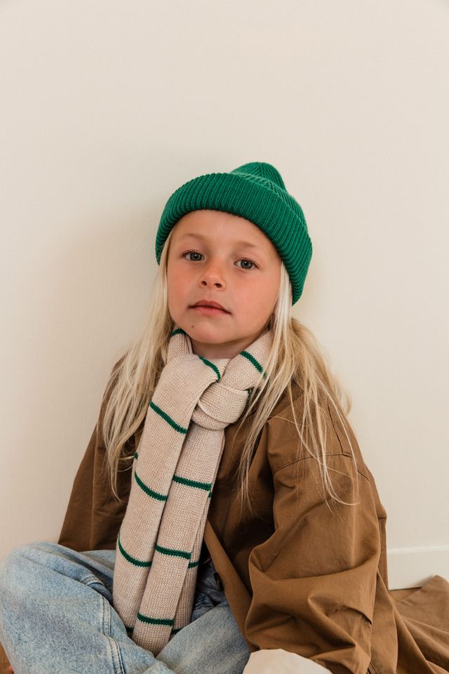 scarf igor - cream/grass