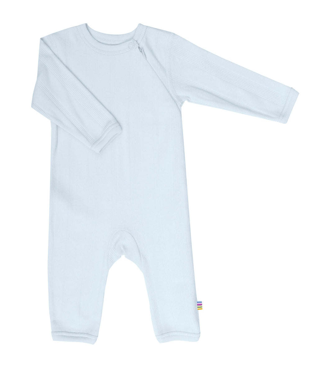 onesie met rits - light blue