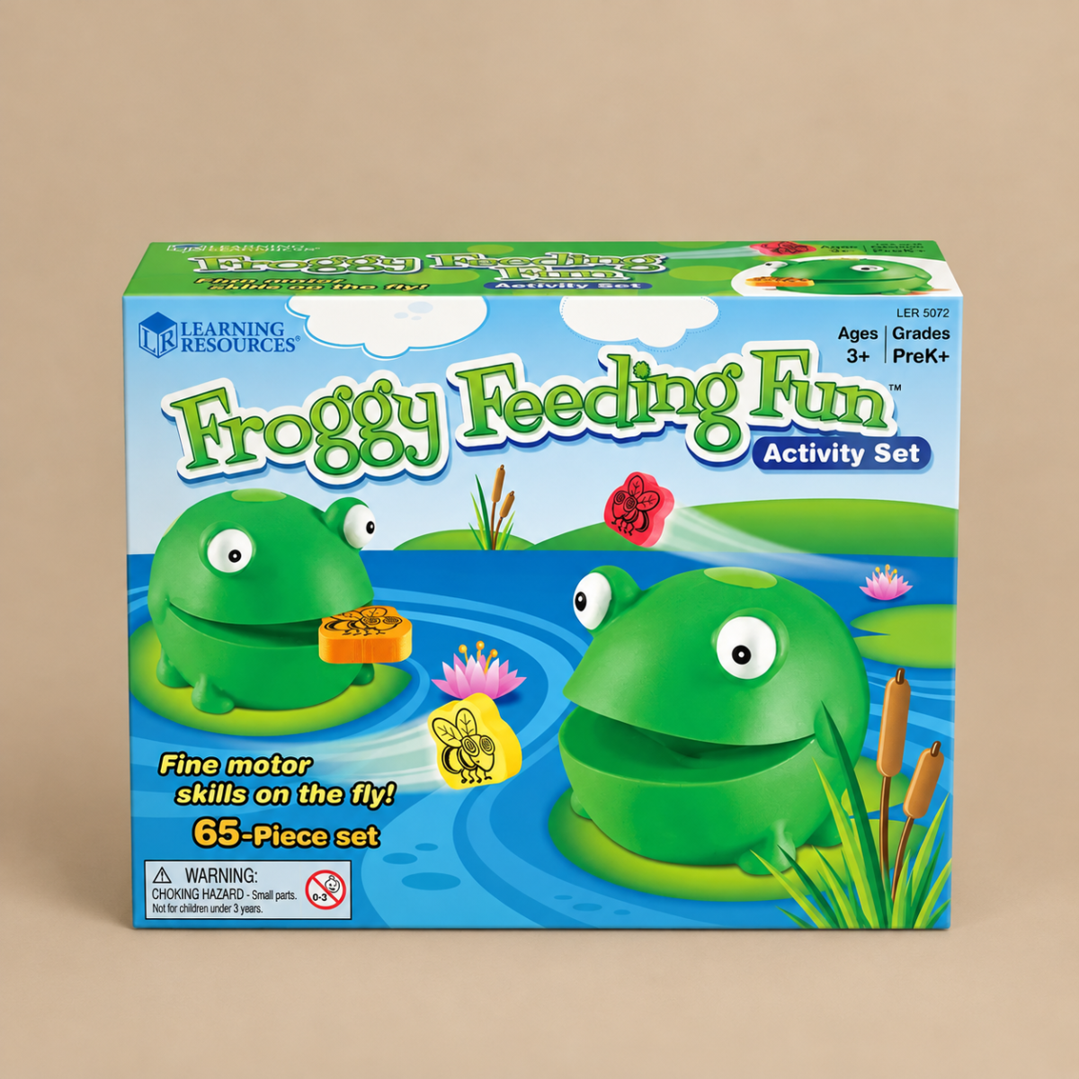 spel fijne motoriek - froggy feeding fun