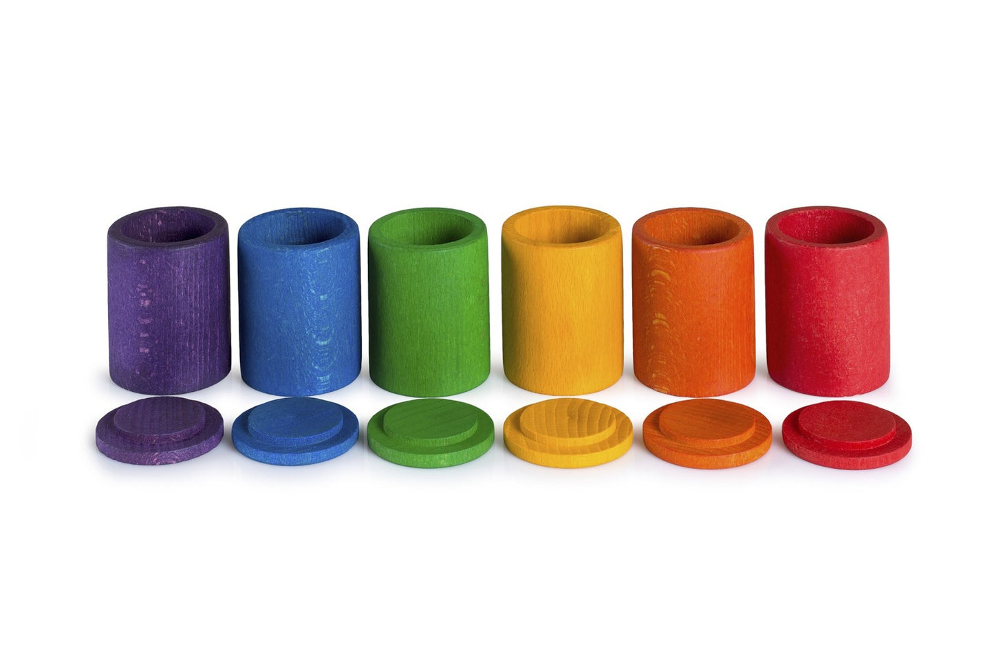 coloured cups with lid