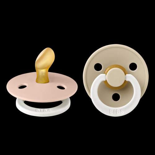 2 pack latex - 6-18m anatomical glow in the dark vanilla blush