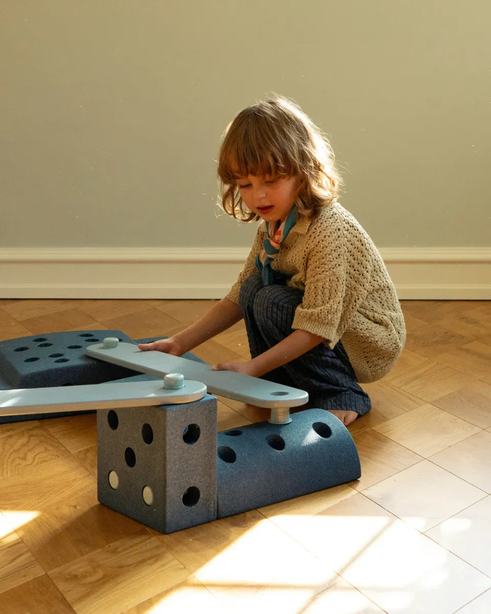 set van 2 modu balance balken - sky blue