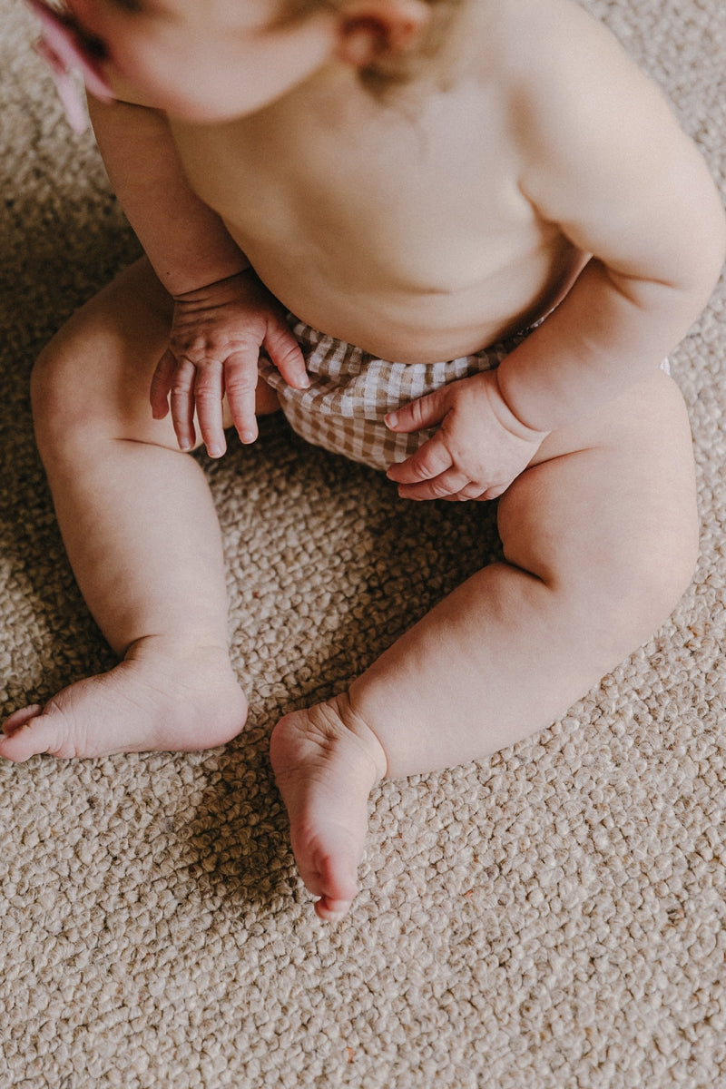 vichy bloomer - toasted