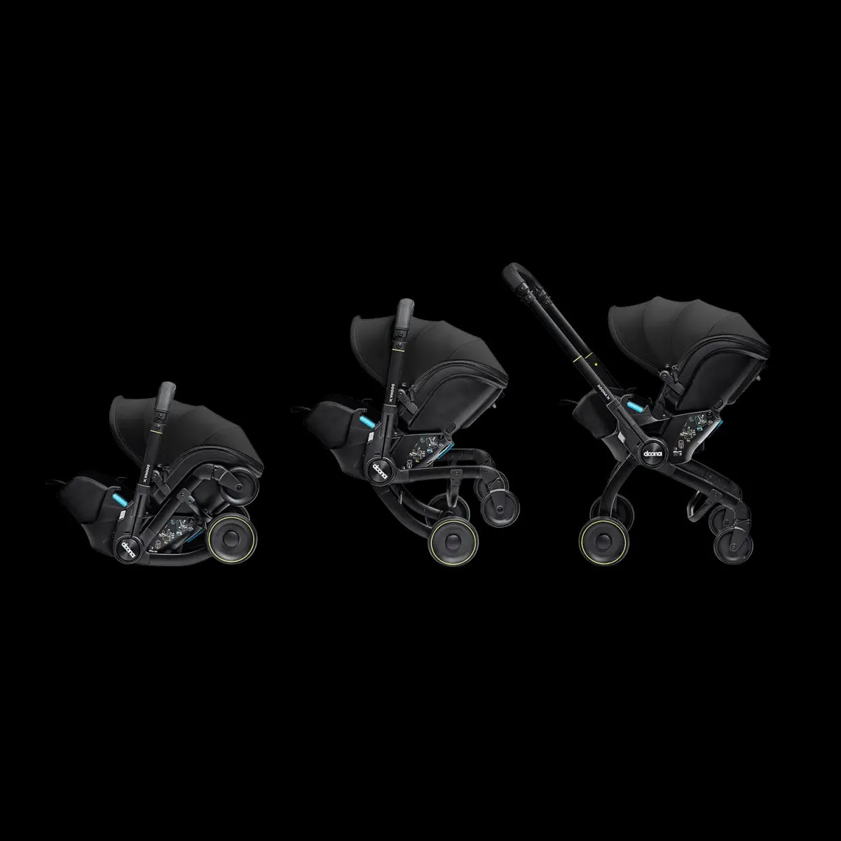 doona X autostoel & kinderwagen - black