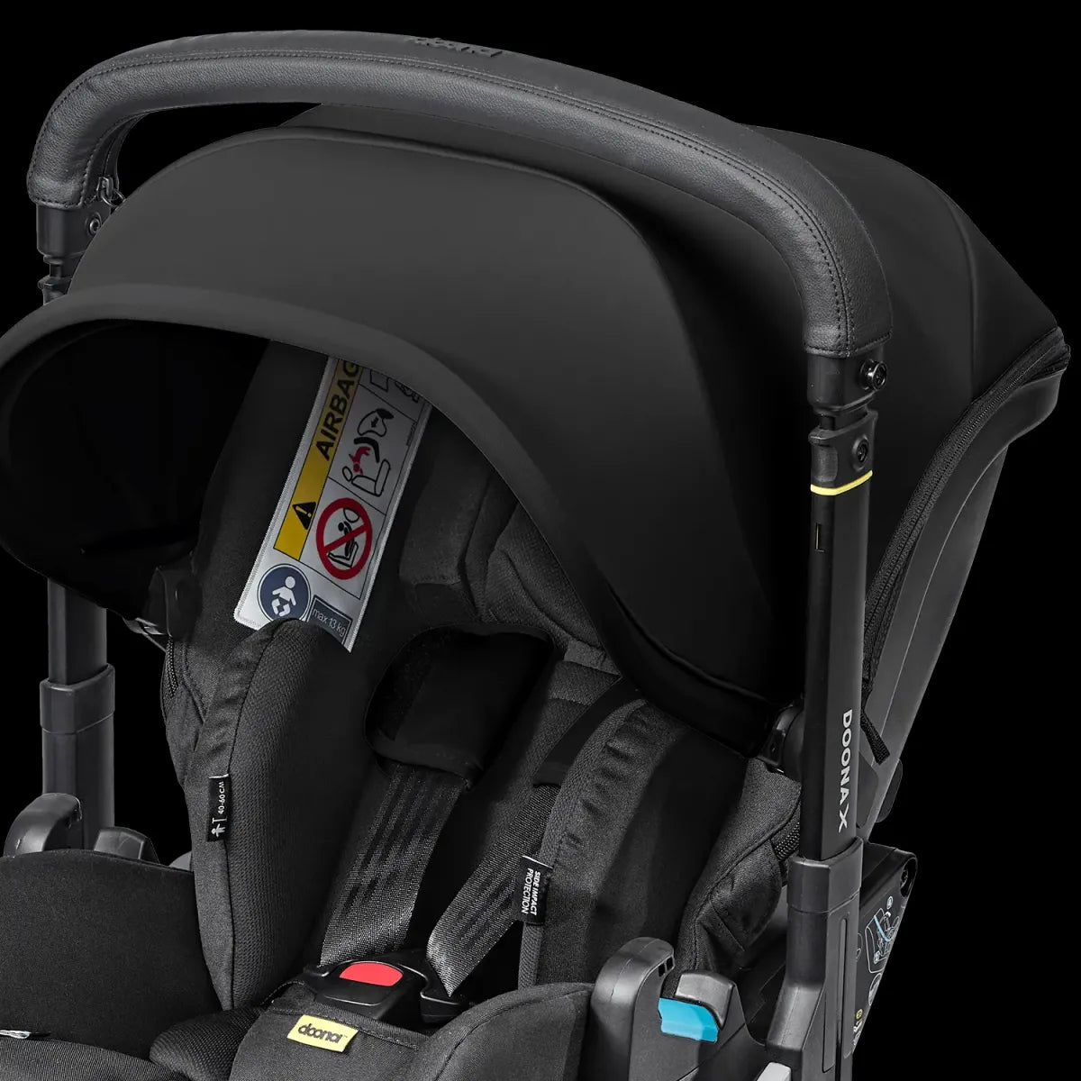 doona X autostoel & kinderwagen - black