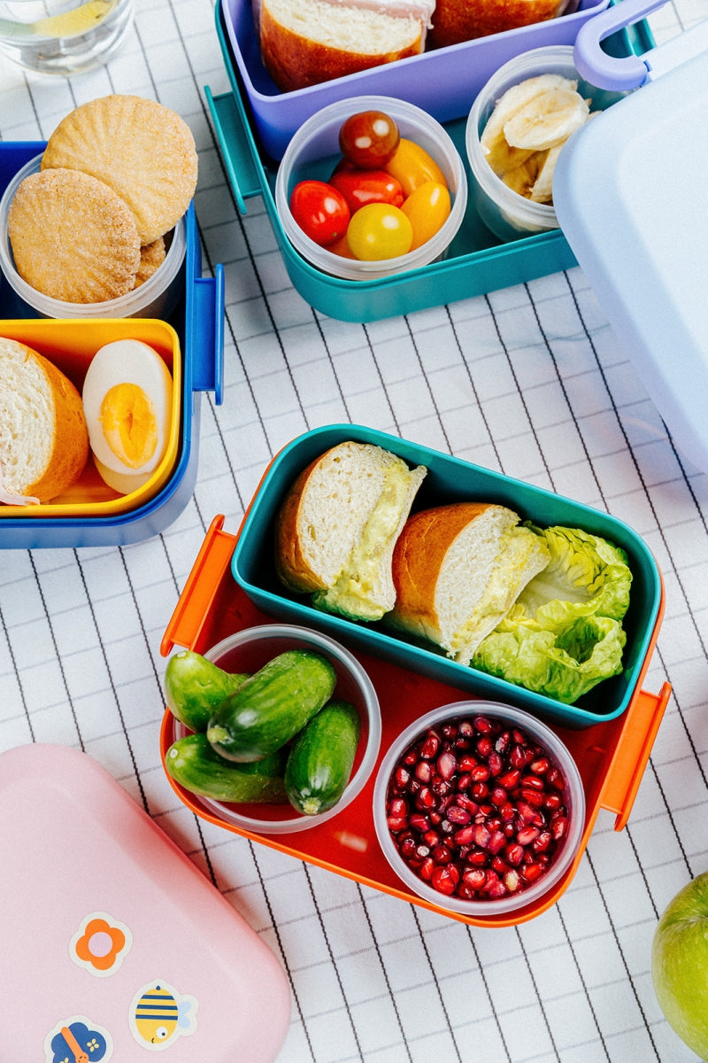 rikko brooddoos + 2 snackdoosjes - lagoon sky