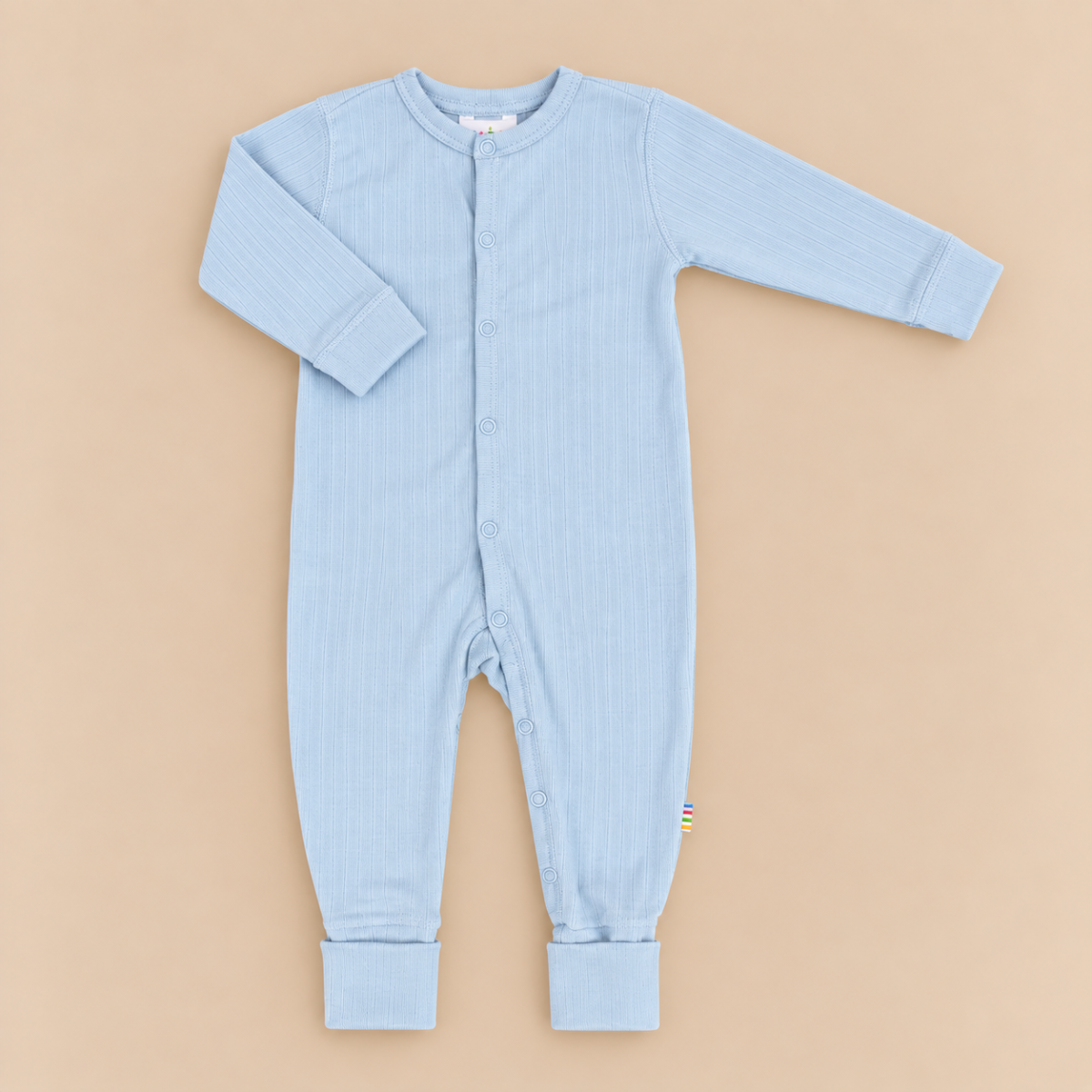 nightsuit 2 in 1 basic - light blue - 100% wol