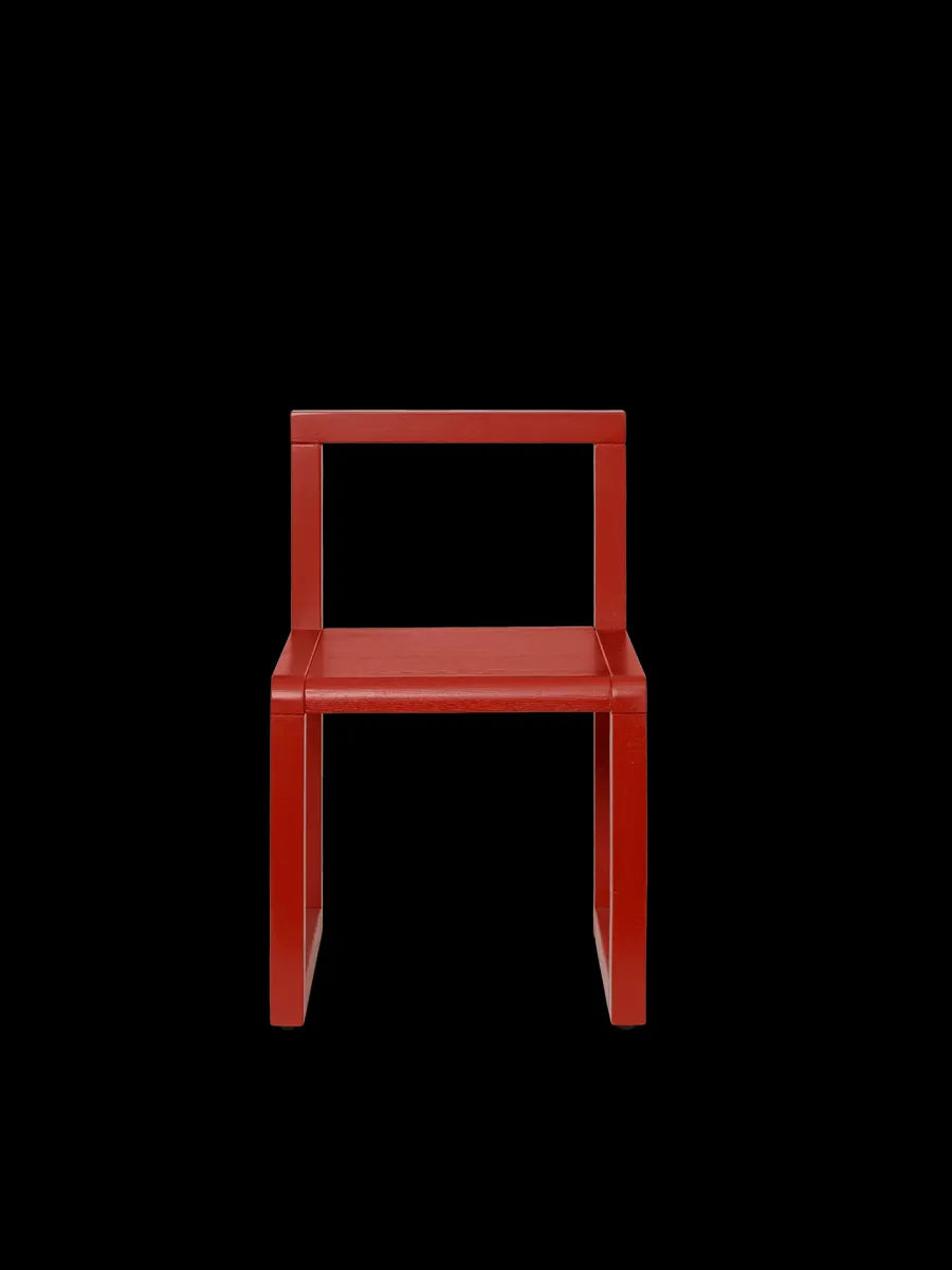 little architect chair - poppy red