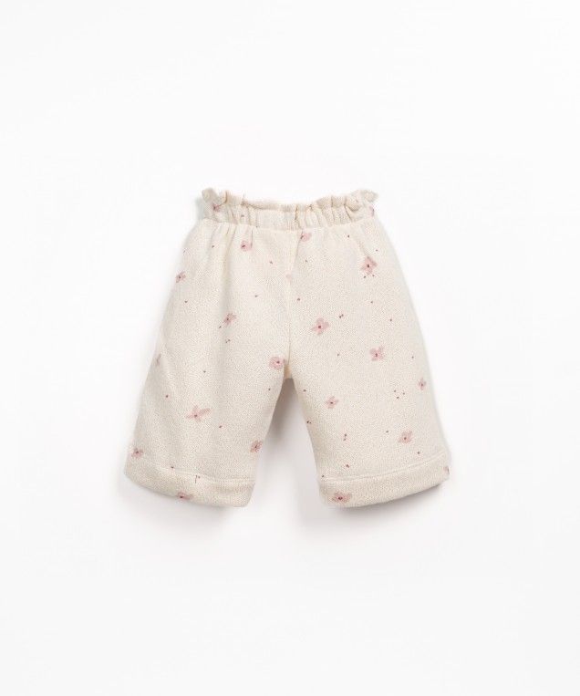 printed jersey trousers - pencil