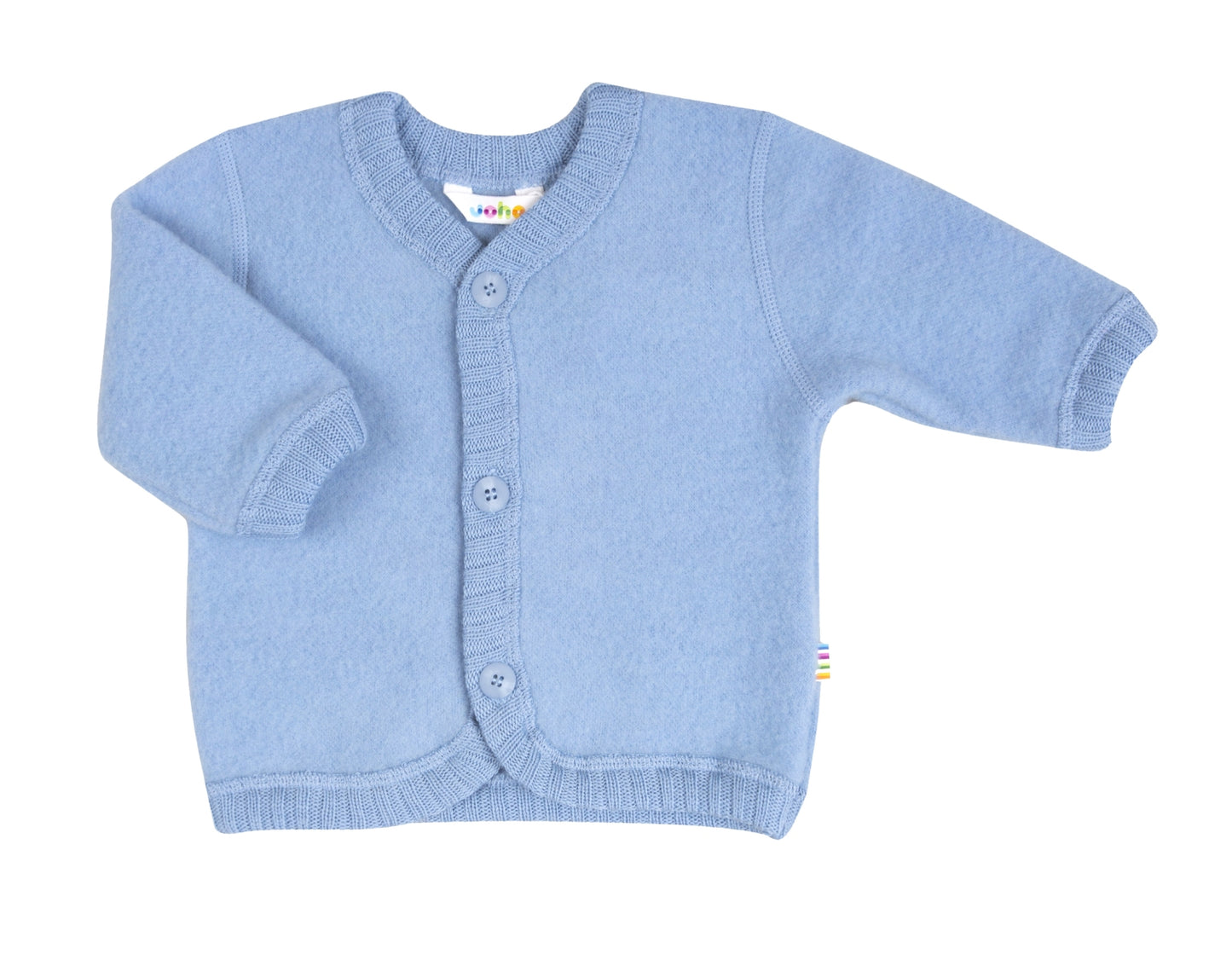 cardigan/jas - light blue - 100% wol