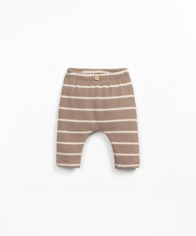 striped jersey leggings - baby - pencil
