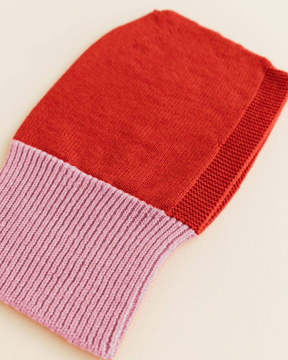 balaclava eddy - cotton candy/red