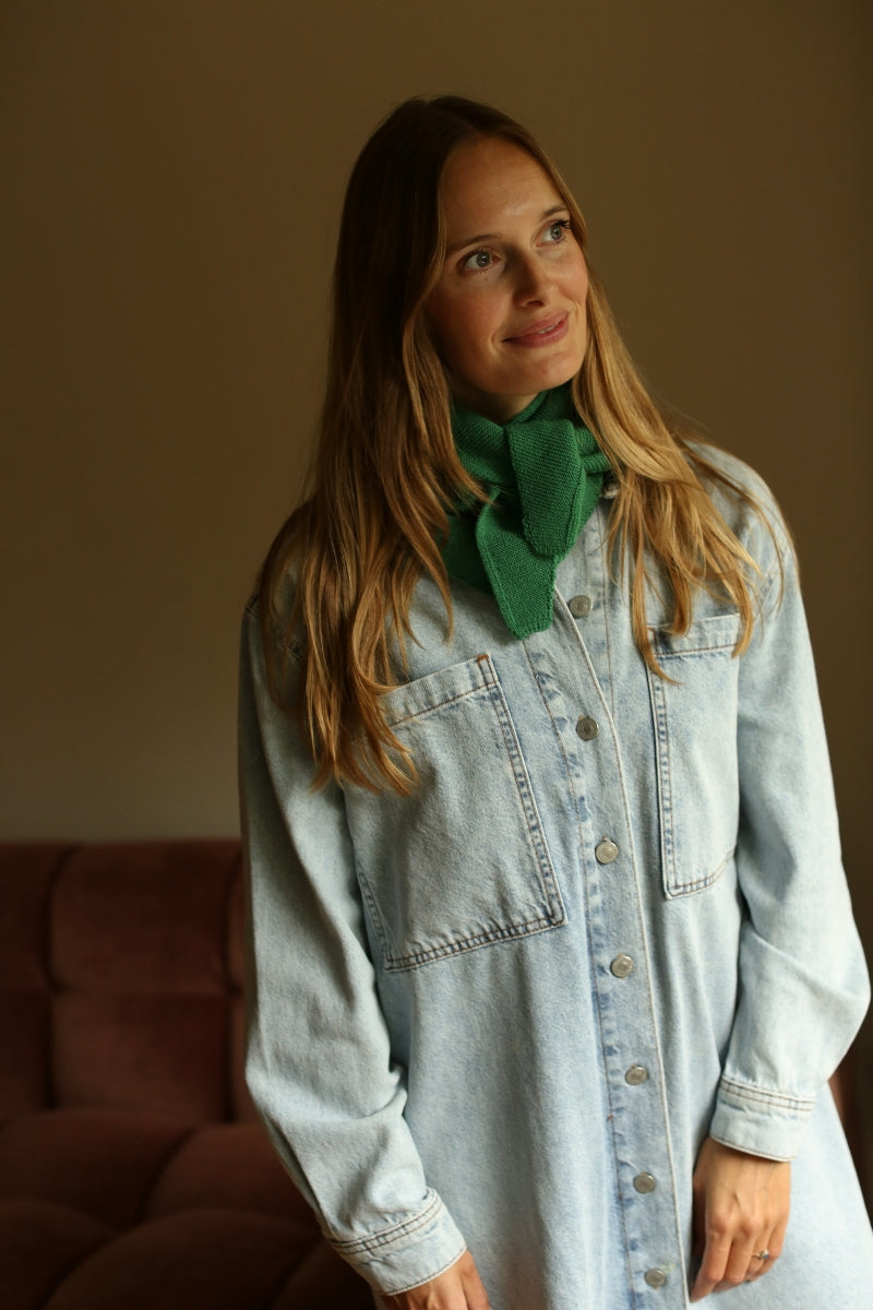 triangle scarf josephina - grass